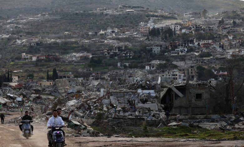 2025 02 18T160457Z 1184085642 RC2ZWCAG54E9 RTRMADP 3 ISRAEL PALESTINIANS LEBANON WITHDRAWAL 17399019
