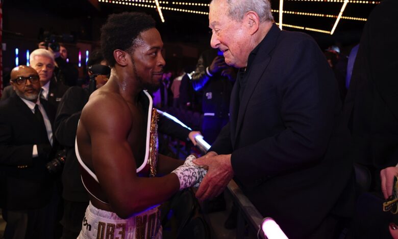 Keyshawn Davis Bob Arum