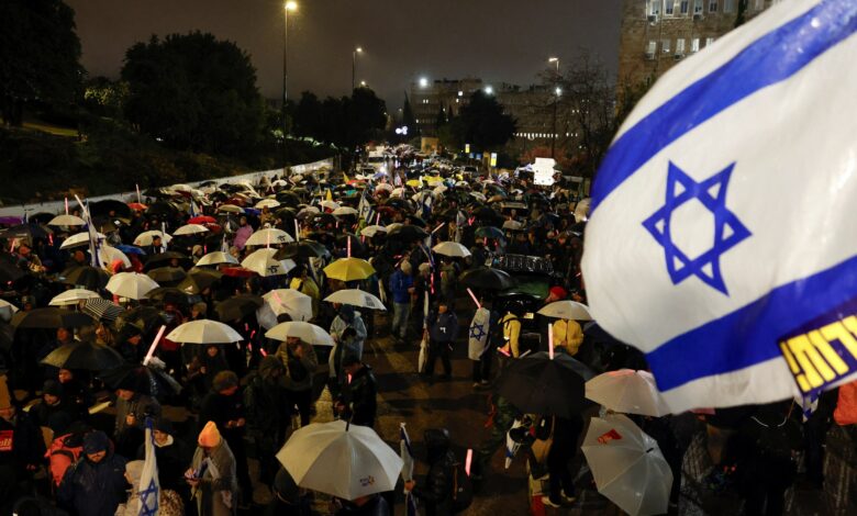 2025 03 20T182719Z 2024150961 RC26HDAIL5CO RTRMADP 3 ISRAEL PALESTINIANS HOSTAGES PROTESTS 174250262