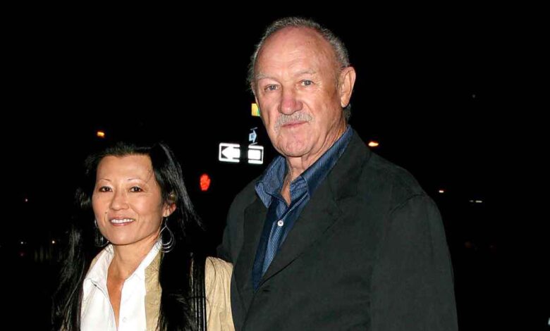 Betsy Arakawa and Gene Hackman