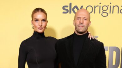Rosie Huntington Whitely and Jason Statham feature