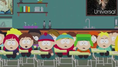 South Park Kids in Class