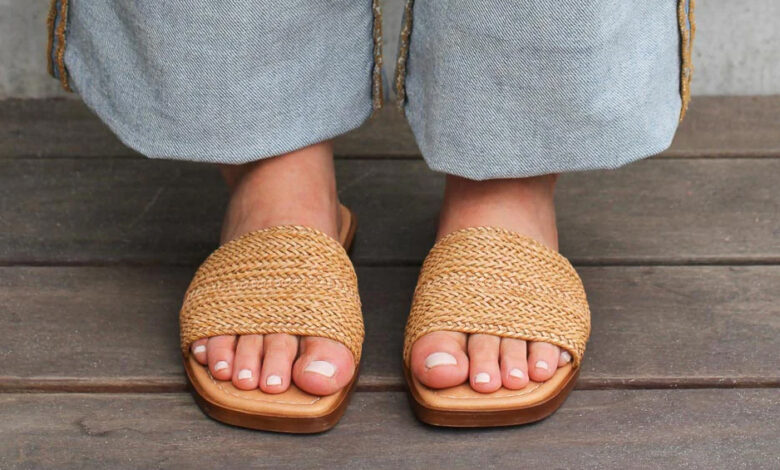 rattan sandals