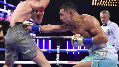 Josh Taylor vs Teofimo Lopez action24 Boxing Photos
