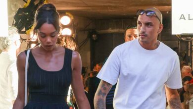 Laura Harrier and Fiance Sam Jarou Split After 6 Years Together 01 2025