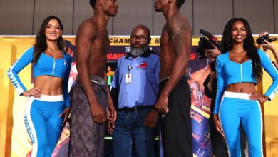 Abdullah Mason vs Jeremia Nakathila faceoff 1