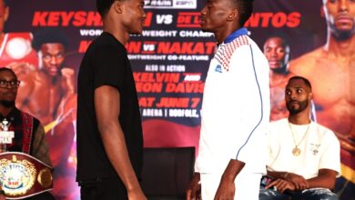 Abdullah Mason vs Jeremia Nakathila faceoff