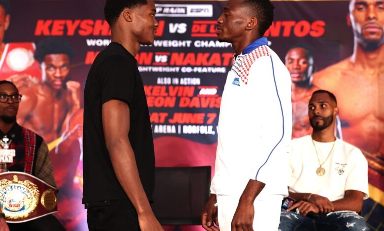 Abdullah Mason vs Jeremia Nakathila faceoff