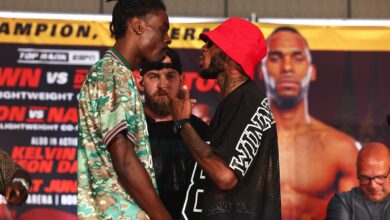 Kelvin Davis vs Nahir Albright faceoff