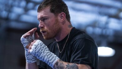 canelo trainig for bud4